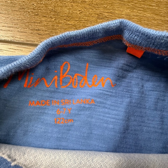 Mini Boden Girls Flip-Sequin Star Long Sleeve Shirt, Fall, School, Preppy, 6-7Y - Picture 6 of 11